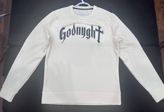 Cream GODNYGHT sweat shirt